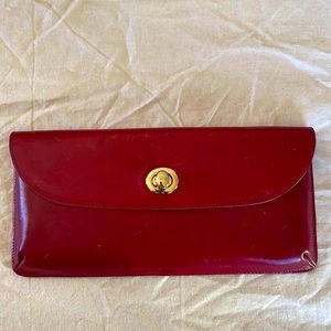 HOBO International Red Clutch Wallet